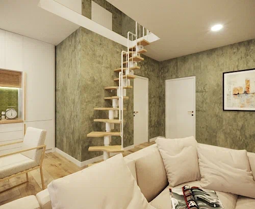 Модульная лестница «Гусиный шаг LOFT»